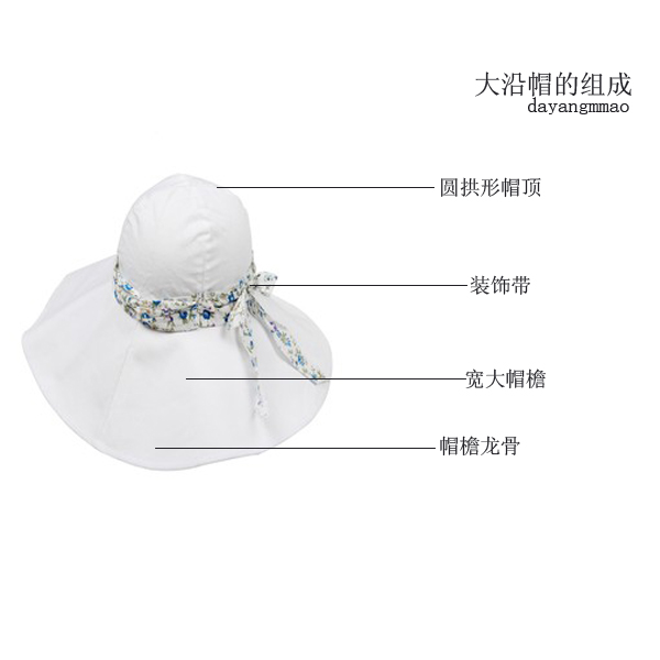 帽廠(chǎng)大沿帽介紹