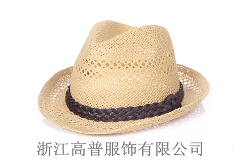男士爵士帽，樣帽圖由江浙滬帽子工廠提供